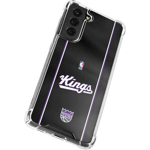 NBA Sacramento Kings Jersey Galaxy S21 FE Clear Case